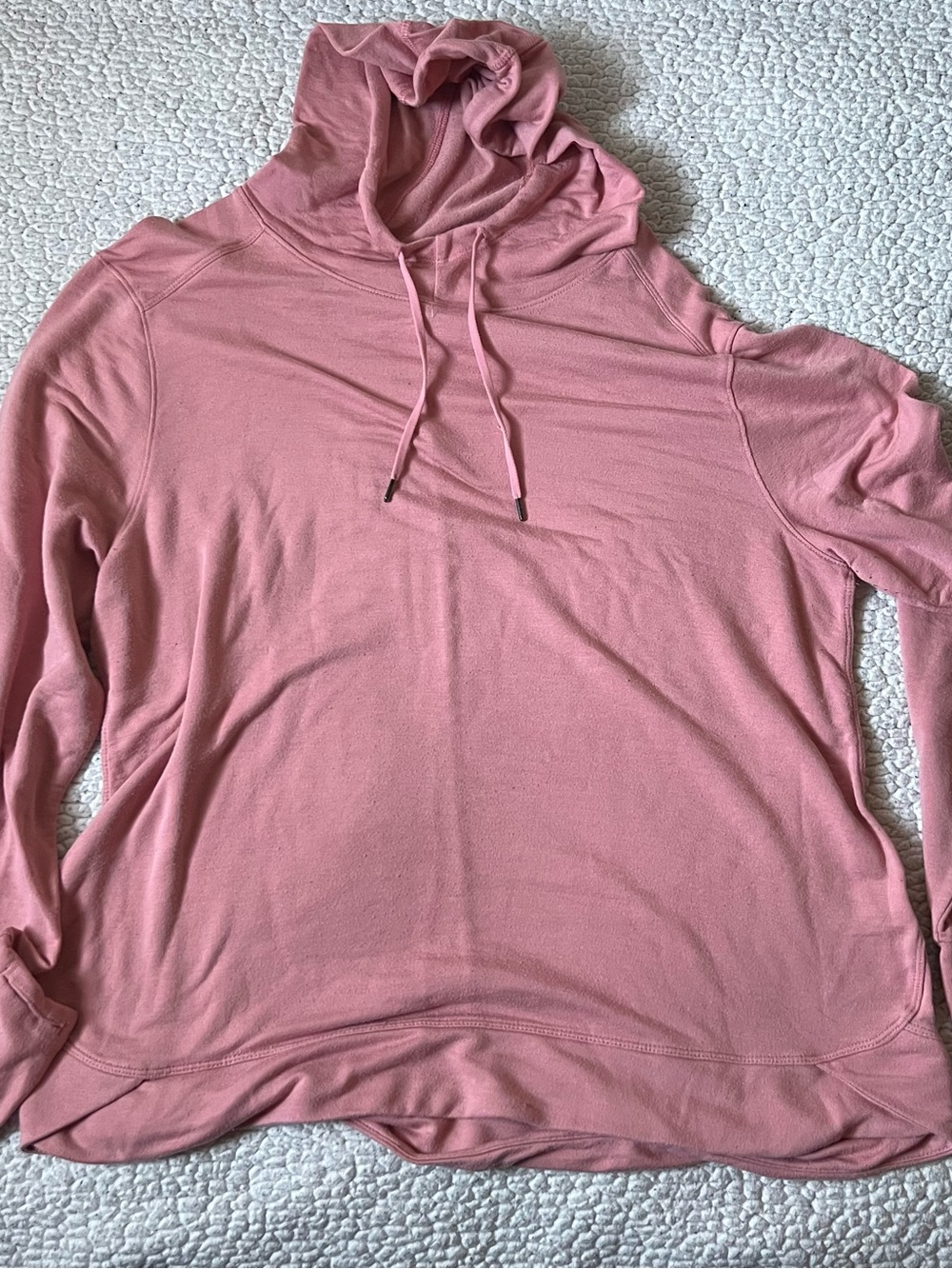 Athletic Works Dusty Rose Hooded Pullover Sweatshirt